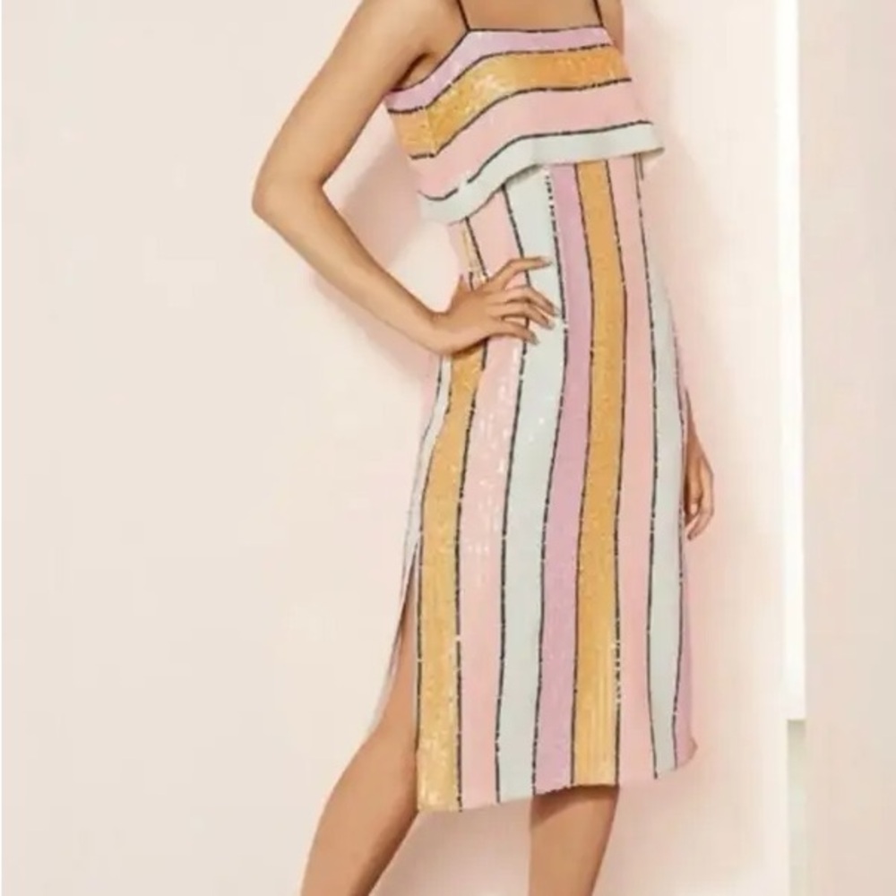 Gianni Bini Pastel Midi Dress Size 10